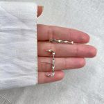 BRINCO EAR HOOK TORCIDO PRATA 925