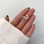 BRINCO ARGOLA CLICK ZIRCÔNIA COLORIDA PRATA 925