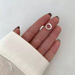 ARGOLINHA CRAVEJADA PRATA 925