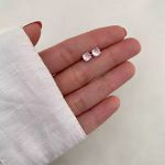 BRINCO ZIRCÔNIA ROSA CLARO PRATA 925