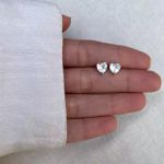 BRINCO CORAÇÃO ZIRCÔNIA CRISTAL PRATA 925