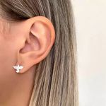 BRINCO ESPÍRITO SANTO ZIRCÔNIA CRISTAL PRATA 925