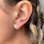 BRINCO SÍMBOLO OM PRATA 925