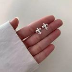 BRINCO FLOR DE LIS PRATA 925