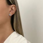 BRINCO REDONDO TRABALHADO ENVELHECIDO PRATA 925