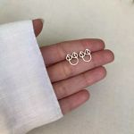 BRINCO MINNIE VAZADO PRATA 925