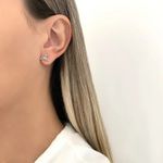 BRINCO ENVELHECIDO RABO DE BALEIA PRATA 925