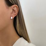 BRINCO ARGOLA CLICK LISO PRATA 925