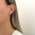 BRINCO PINO LISO PRATA 925