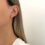 BRINCO PINO LISO PRATA 925