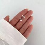 BRINCO ÂNCORA ZIRCÔNIA CRISTAL PRATA 925