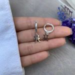 BRINCO ARGOLINHA SIGNO PEIXES PRATA 925