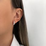 BRINCO ARGOLA CLICK CORAÇÃO PRATA 925