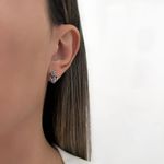 BRINCO INDIANO CORAÇÃO COROA PRATA 925