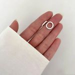 ARGOLINHA CRAVEJADA P PRATA 925