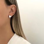 BRINCO CORAÇÃO LISO CLICK PRATA 925