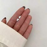 BRINCO ELEFANTE LISO PRATA 925