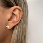 BRINCO ELEFANTE LISO PRATA 925