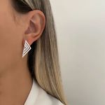 BRINCO ZIRCÔNIA CRISTAL PRATA 925