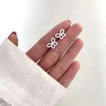 BRINCO BORBOLETA ZIRCÔNIA CRISTAL PRATA 925