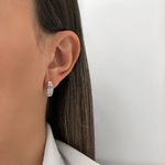 BRINCO ZIRCÔNIA COLORIDA PRATA 925