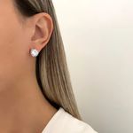 BRINCO REDONDO ZIRCÔNIA CRISTAL E COLORIDA PRATA 925