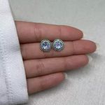 BRINCO CIRCULO ZIRCÔNIA VERDE E CRISTAL PRATA 925