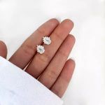 BRINCO GOTA ZIRCÔNIA CRISTAL PRATA 925