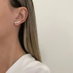 BRINCO EAR CUFF BORBOLETA PRATA 925