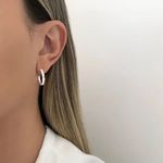 BRINCO CRAVEJADO TRABALHADO PRATA 925