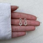 BRINCO GOTA ZIRCÔNIA CRISTAL PRATA 925