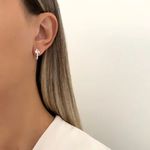 BRINCO ARGOLA CORAÇÃO ZIRCÔNIA CRISTAL PRATA 925