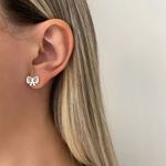 BRINCO LAÇO COLORIDA PRATA 925