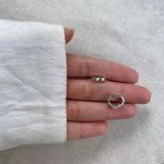 ARGOLINHA DE CORAÇÃO LISA P PRATA 925