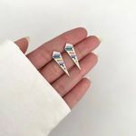 BRINCO ZIRCÔNIA COLORIDA PRATA 925