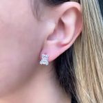 BRINCO URSO ZIRCÔNIA LILÁS PRATA 925