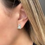 BRINCO URSO ZIRCÔNIA VERDE PRATA 925