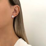 BRINCO REDONDO MEIA LUA E ESTRELA PRATA 925