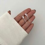 BRINCO CORRENTE ZIRCÔNIA ROSA CLARO PRATA 925