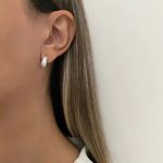 BRINCO CRAVEJADO ZIRCÔNIA CRISTAL PRATA 925