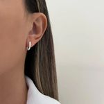 ARGOLINHA OVAL CLICK LISA P PRATA 925