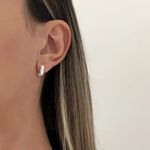 BRINCO ARGOLA CLICK CORAÇÃO PRATA 925