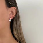 BRINCO ZIRCÔNIA CRISTAL PRATA 925