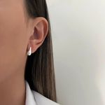 BRINCO GOTA LISO PRATA 925