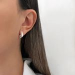 BRINCO CLICK CRAVEJADO PRATA 925