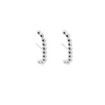 BRINCO BOLINHAS LISAS PRATA 925