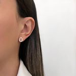 BRINCO GOTA ZIRCÔNIA CRISTAL PRATA 925