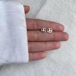 BRINCO SÍMBOLO DA PAZ PRATA 925