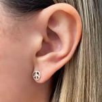 BRINCO SÍMBOLO DA PAZ PRATA 925