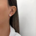 BRINCO NAVETE ZIRCÔNIA CRISTAL PRATA 925